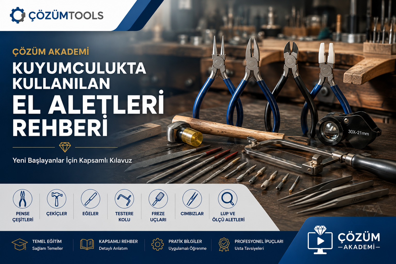 Kuyumculukta Kullanılan El Aletleri Rehberi