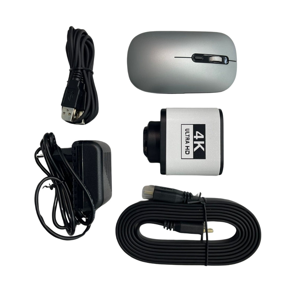 Mikroskop 3.5x 90x Zoom 4K Ultra HD Kamera HDML Aksesuar Seti