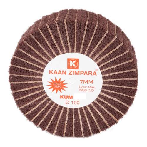 Kaan Motor Zımparası Kahverengi Broseli 7 mm