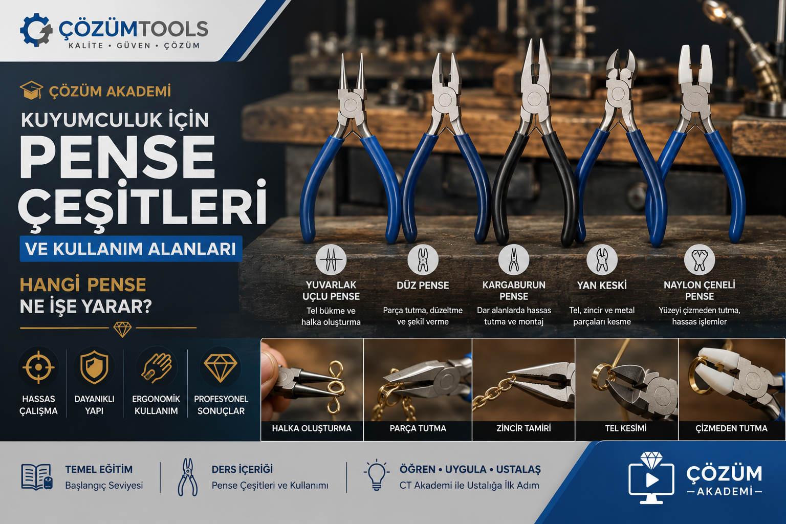 Kuyumculukta Pense Neden Bu Kadar Önemlidir?