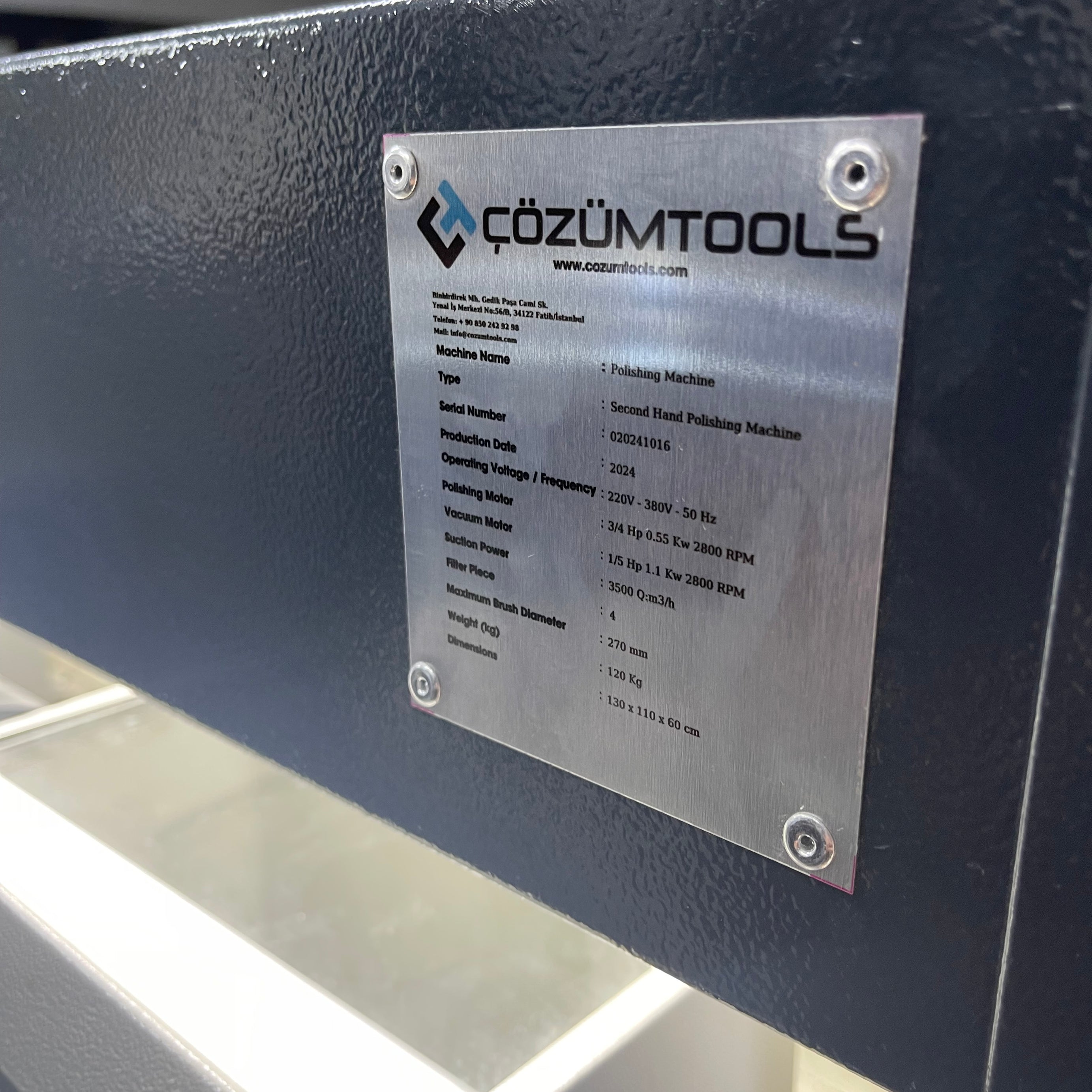 2.El Süper Vakum Cila Makinesi - 10 (Trifaze-Sanayi Elektrik)