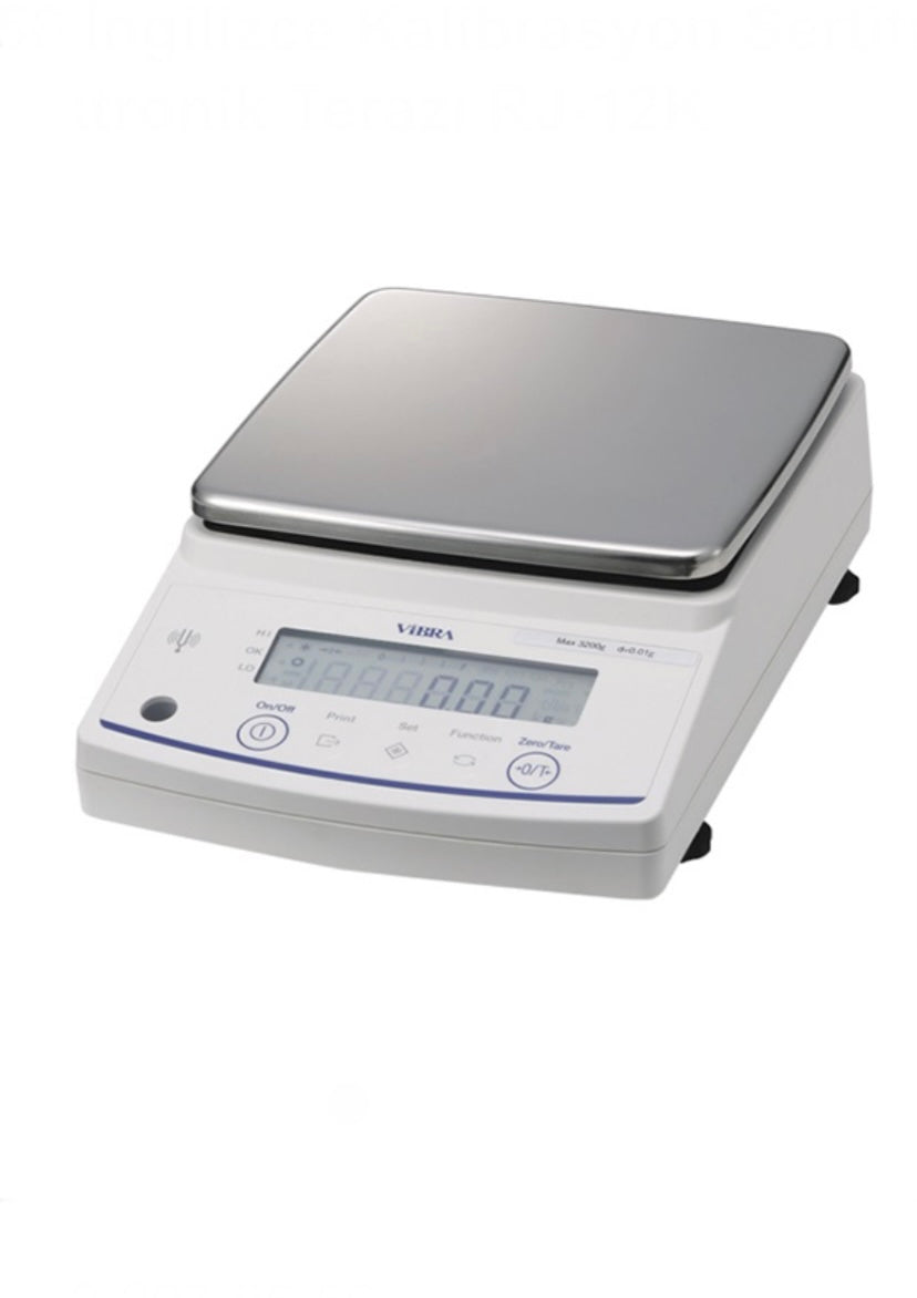 Vibra AB 3200 Bakanlık Onaylı Terazi 3200g/0.01g Hassasiyet