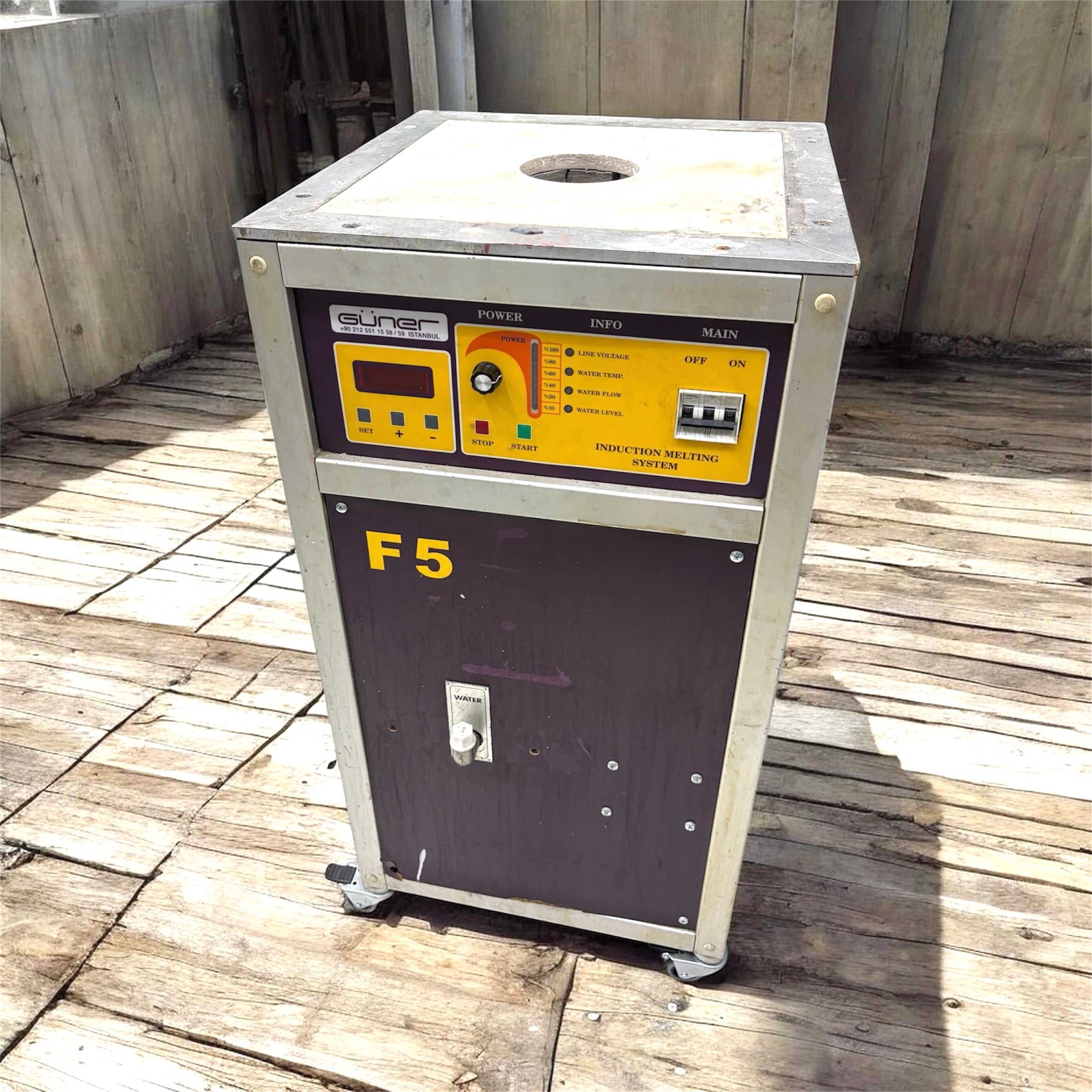 F5 İNDÜKSİYON ERİTME