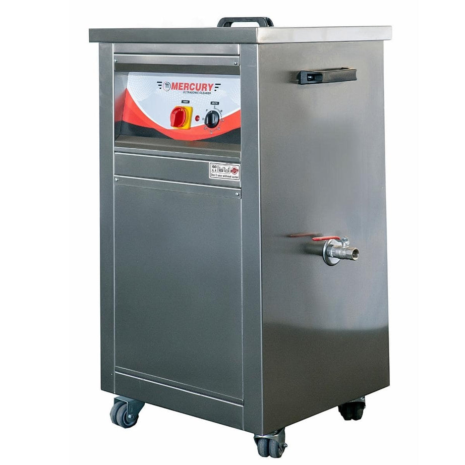Mercury Taşınabilir Ultrasonik Yıkama Makinesi 60 lt yan