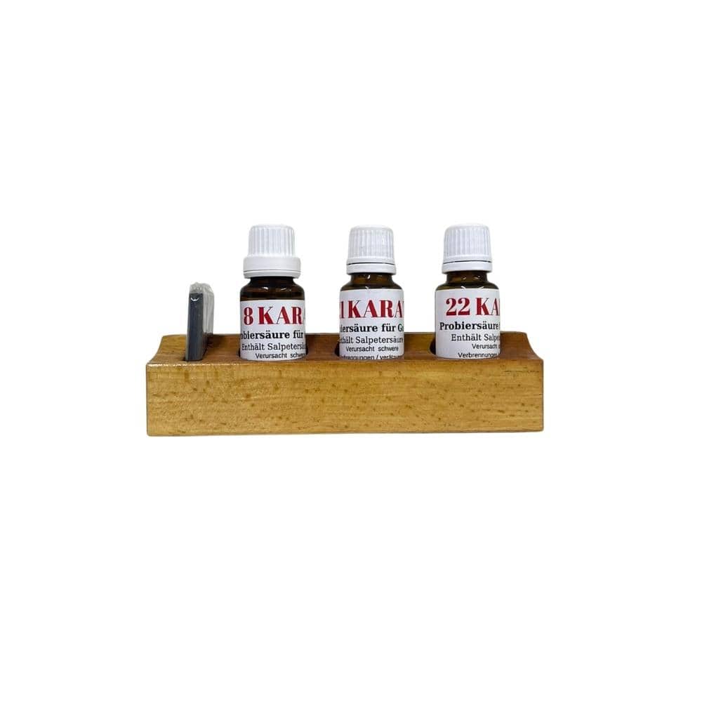 Altın Ayar Suyu Tahta Stant Dahil 3'lü