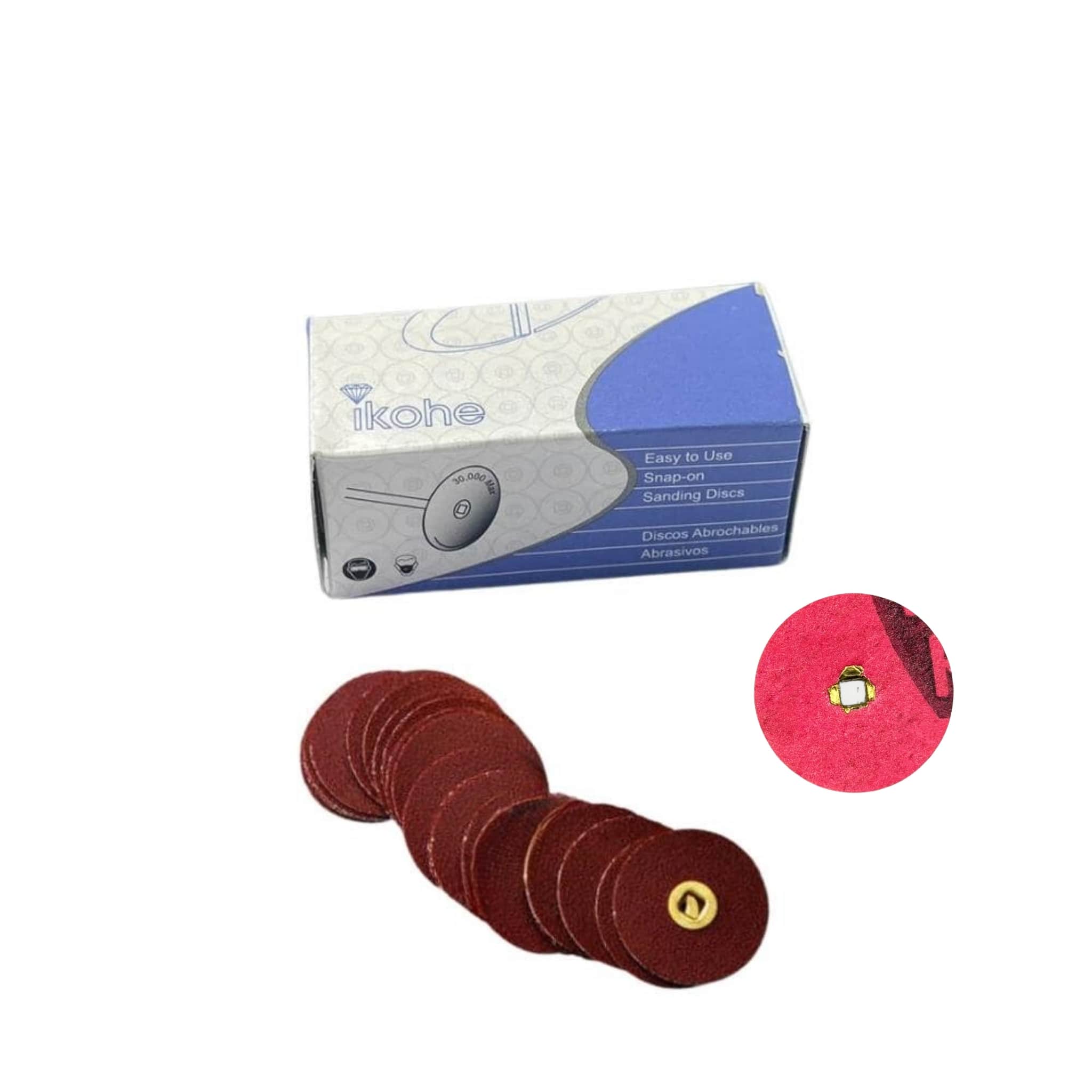 İkohe Disk Zımpara 19 mm | Mandrenler ve Disk Zımparalar – Çözümtools
