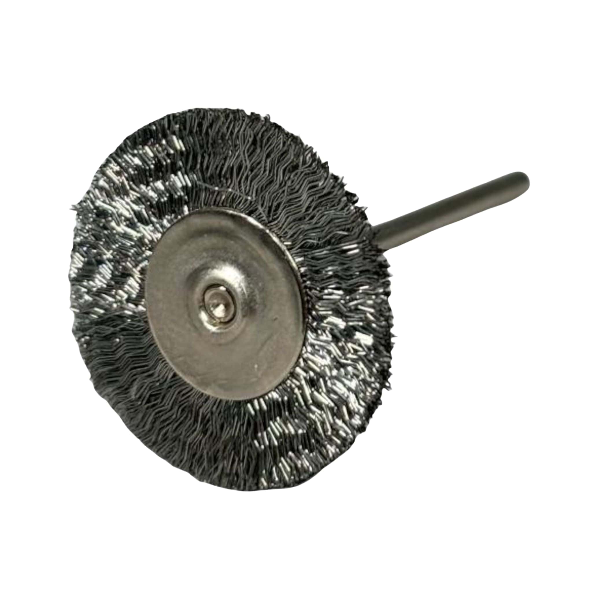 Round Wire Brush with White Chuck 