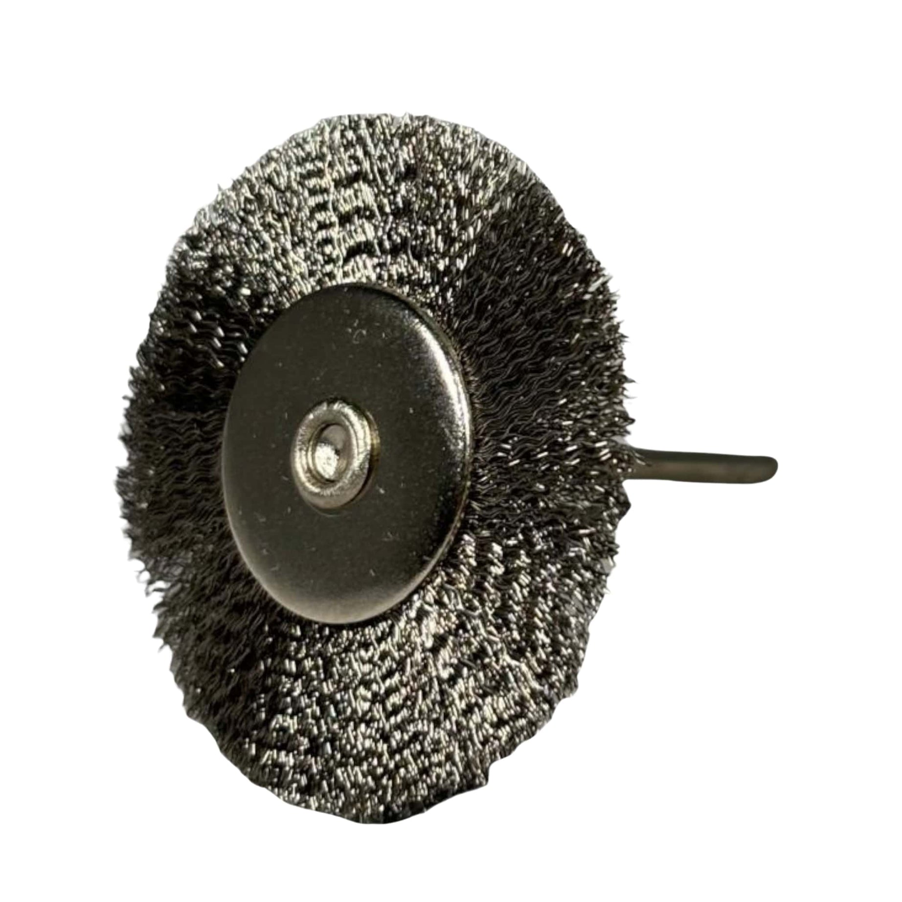 Round Wire Brush with White Chuck 