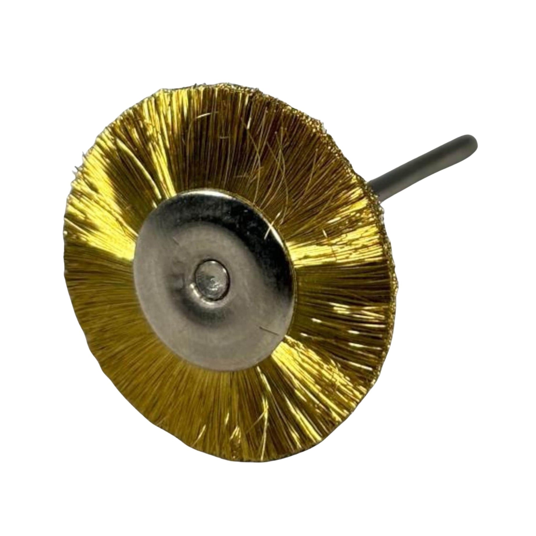 Sarı Mandrenli Yuvarlak Tel Fırça
